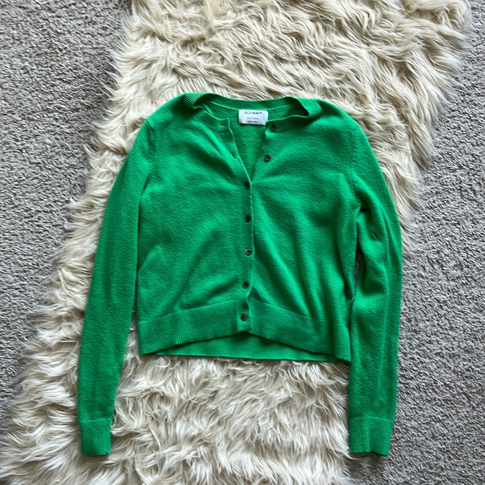 Green Cardigan